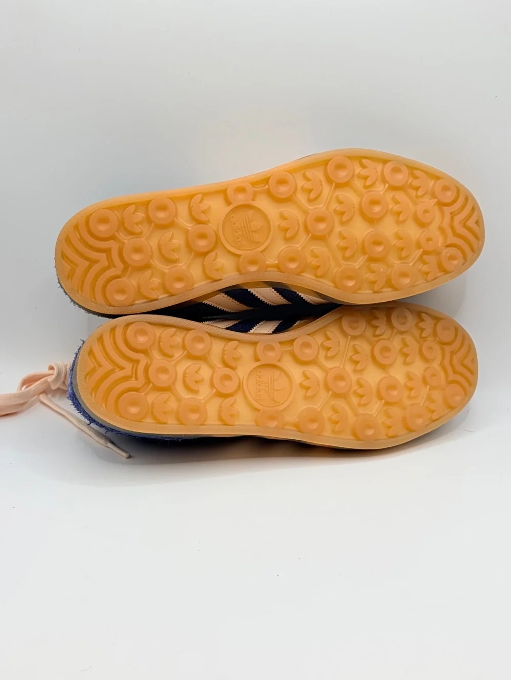 Adidas Gazelle Indoor Sneakers Blue and Peach Size 9 US